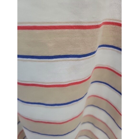 Vintage 70/80s Womens Allana‎ Cap Sleeve Striped Shirt Size 44 USA - Picture 8 of 16